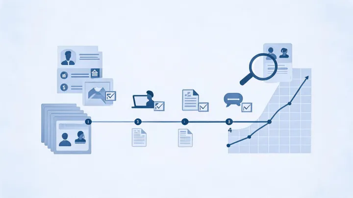 Company research editorial illustration
